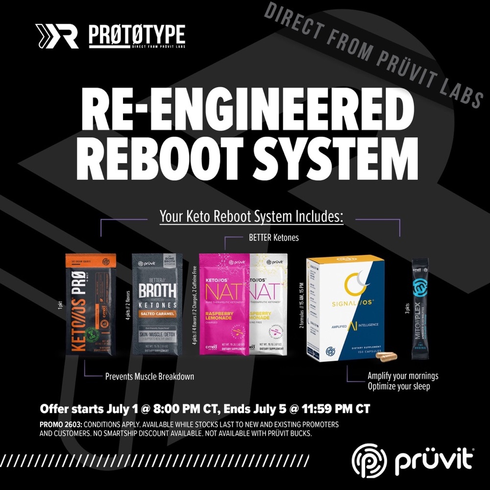 New Pruvit 60 Hour Reboot!!